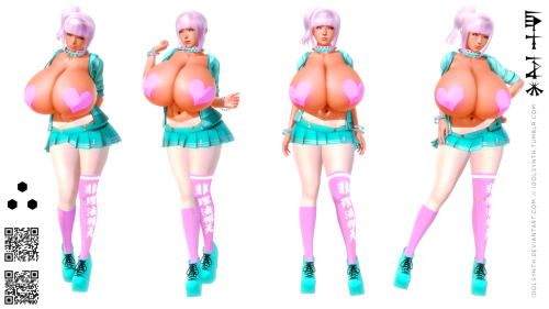 idolsynth: An OC of mine from my Base Card Set (Series 1).  Made with Honey Select.  There are two cards, one for the fully clothed body, and a separate card for the topless physical variation.  The cards have ‘Base card’ icons in the top left corner.