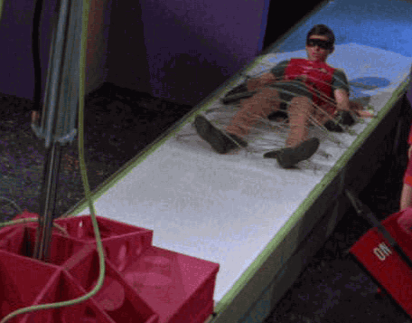 heroperil:Batman - The Joker’s Last Laugh / The Joker’s EpitaphSeason 2, Episodes 47/48After getting KO’d by Joker’s robots (see link below), Robin awakes to find himself strapped to a comic book printing press.    Joker and his Robots physically