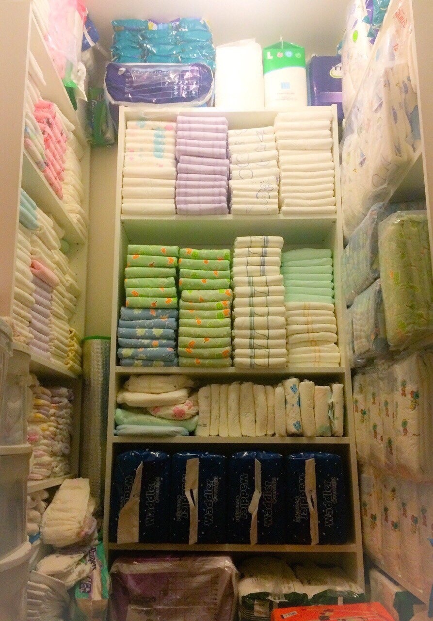 becoming-baby:  “Here we are baby! Look at all these diapers”“I told you I