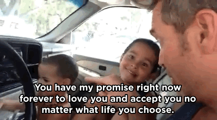 itsleightaylor:  ultrahaja:  huffingtonpost:  The Way This Dad Reacted When His Son Chose A Doll For A Gift Is Priceless Mikki Willis, who hails from Ojai, California, says he’s been sharing videos of himself with his son, Azai, on social media for