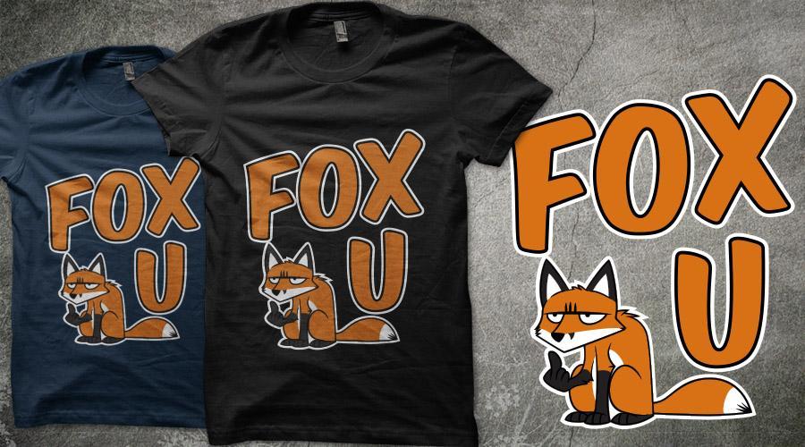 vilart:  Hi guys! My FOX U design got to UBERTEE and now I need votes to put tee