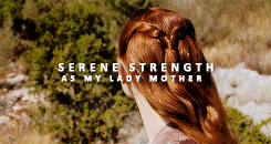 sansalayned:  Catelyn Tully and Sansa Stark + parallels(requested by @elzabetholsens)