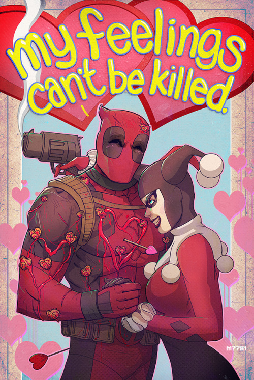 extraordinarycomics: Deadpool & Harley Quinn  Created by M7781 