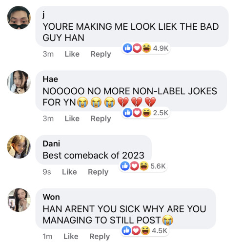 Exes Label End.