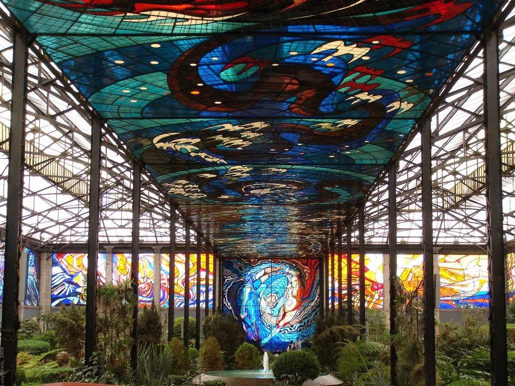 fer1972:Cosmovitral: The Stained Glass Botanical Garden in Toluca, Mexico