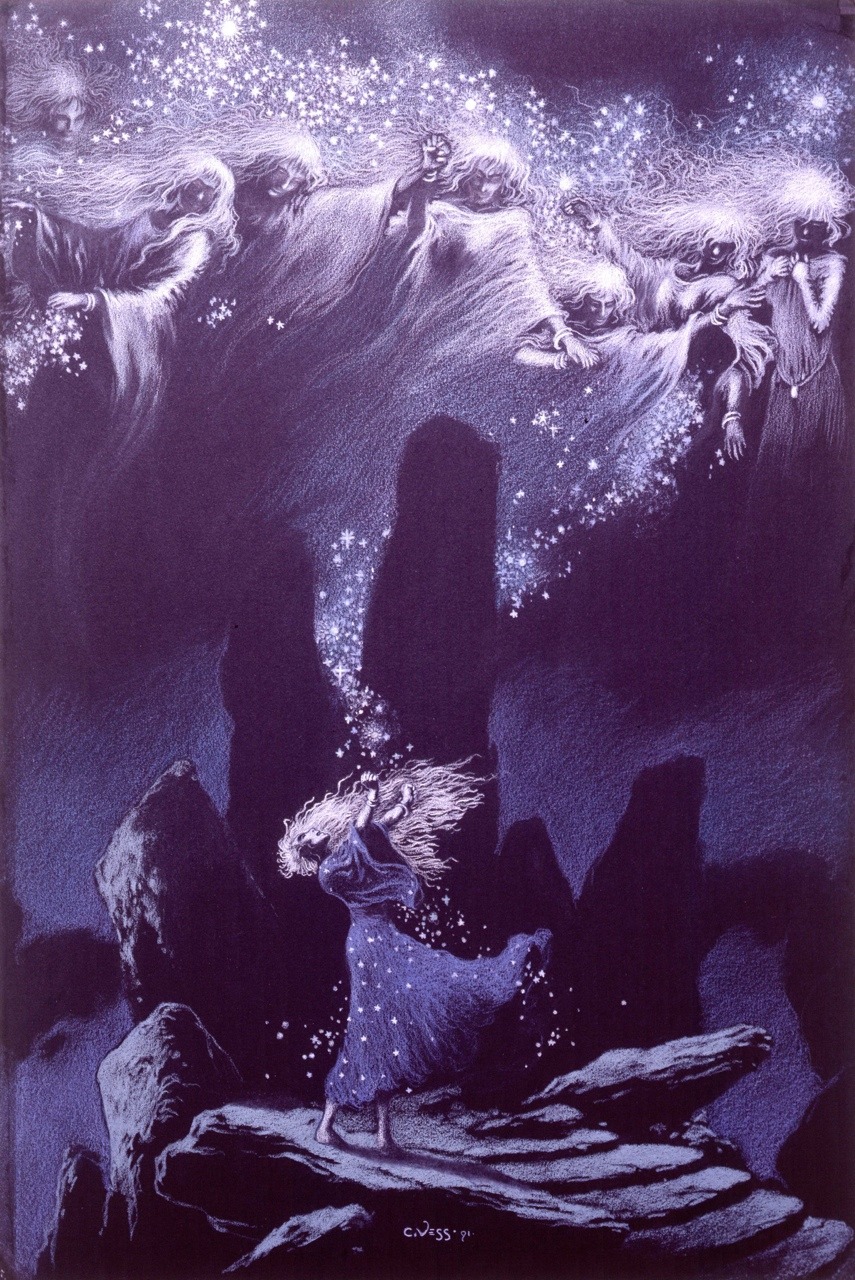  The Slow Dance of the Infinite Stars - Limited Edition Art Print signed by Neil