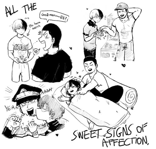 inatodohell:  Inatodo week day 2: All these sweet signs of affection /Sci-fi AU/starsI live for comfy, causal, little signs of affection GIVE ME DOMESTIC INATODO GOING ON DATES 