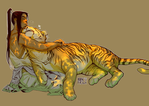 Lqg and tigor! Lbh for @acernor and their best fic (and I say this completely left unbiased by the f