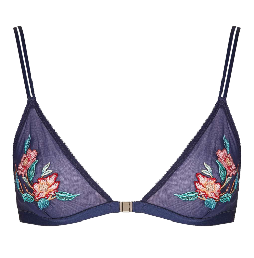 Topshop Christina Floral Trangle Bra