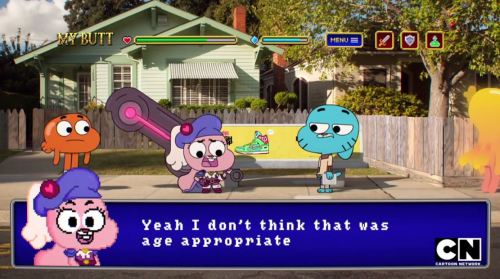 enrique262:  “But Enrique, how come you love The Amazing World of Gumball so much?”For stuff like this, an episode solely devoted to parodying classic Final Fantasy games and JRPG’s in general.From the recently leaked “The Console”.