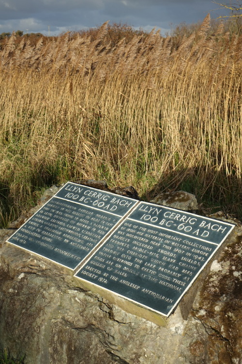 Llyn Cerrig Bach, Iron Age Sacred Lake and site of key votive archaeological finds, Anglesey, North 