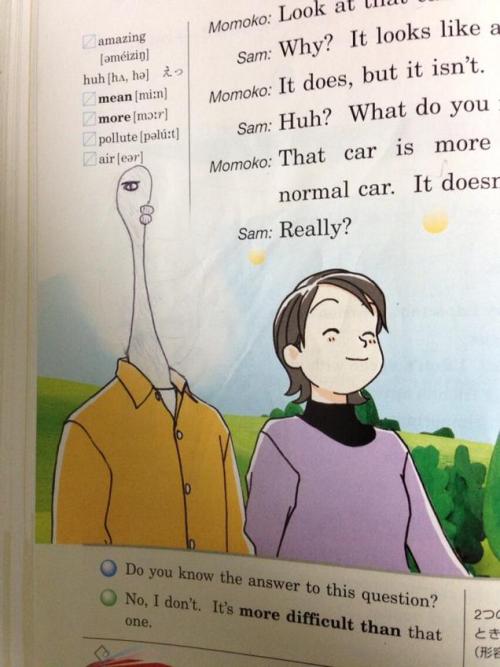 imissnepeta: kotakucom: Japan’s really good at textbook doodles. More examples here. THE ATTAC