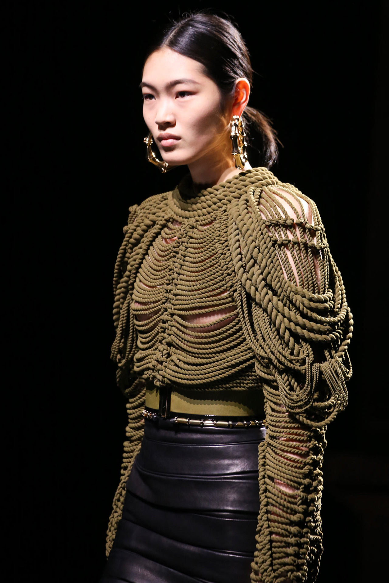 lelaid:
“ Chiharu Okunugi at Balmain F/W 2014
”