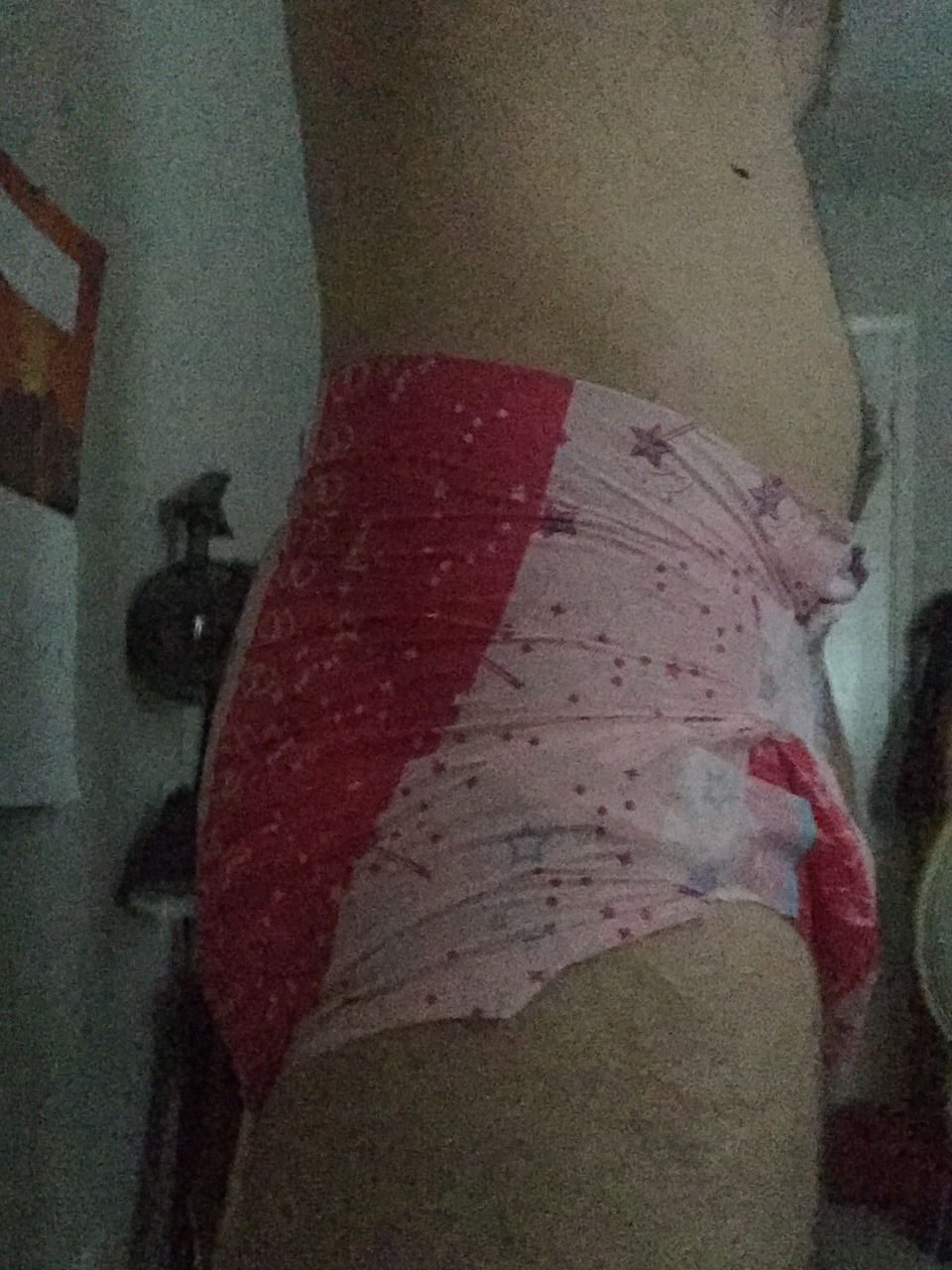 caliabdl:  My first time wearing Rearz Princess Pink diapers