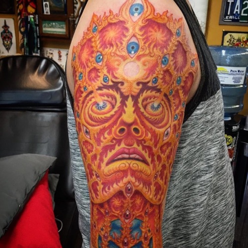 Alex Grey art inked