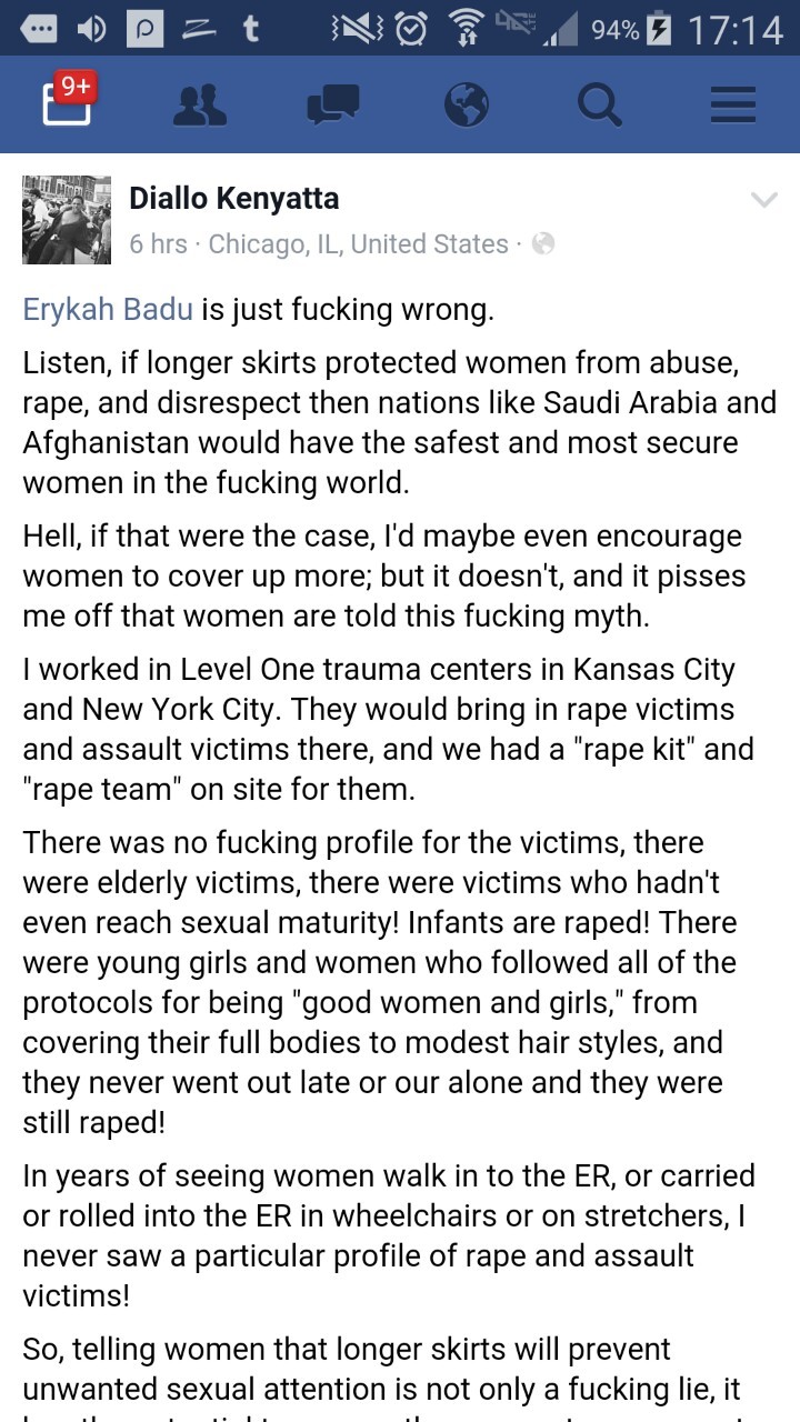 renamok:  sourcedumal:  madame-austere:  She better say it. Erykah you fucked up