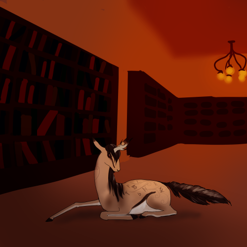 Unicorn October Day 8: Booksgod i wish i was better at backgrounds lolThis is a type of unicorn know