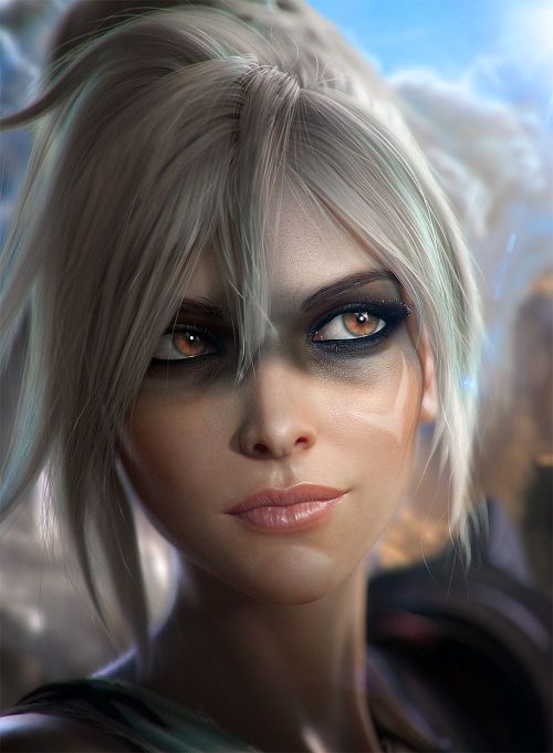 Riven (from Awaken Cinematic): League of Legends (LOL) game fan art [Artist: Sevenbees] 