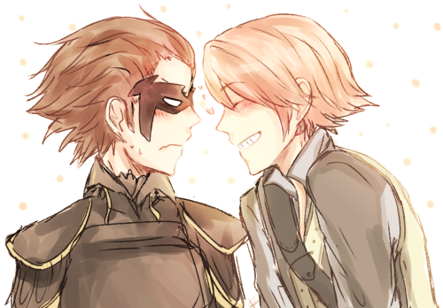 rakugakisuto:your mask won’t save you from inigo’s charm, gerome 