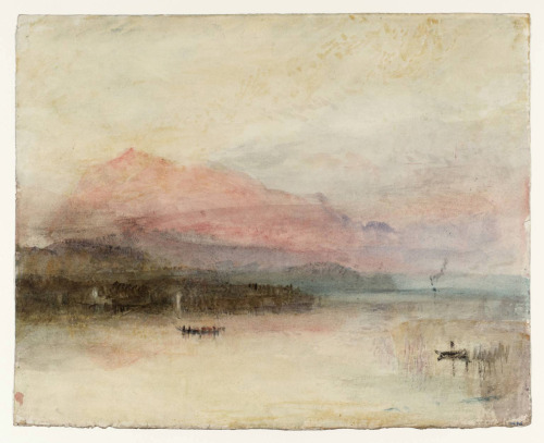 transistoradio: Joseph Mallord William Turner, The Rigi: Last Rays (c.1841-2), watercolour on paper,