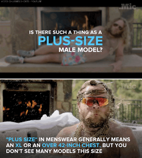 micdotcom:How many plus-size male models can you name off the top of your head? Probably not many &m