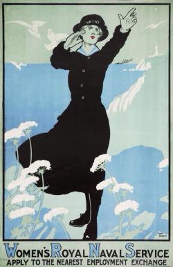 Recruitment poster for the WRNS, by Joyce