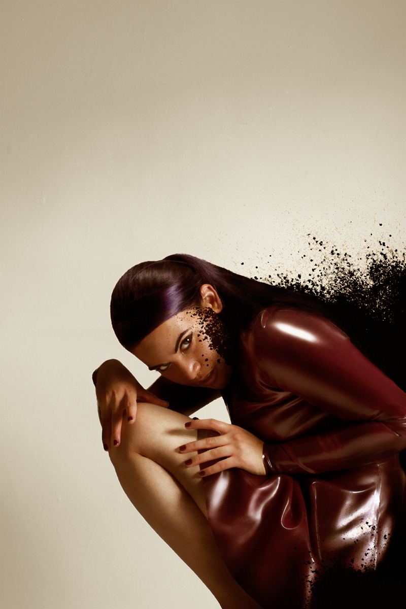 misssuckerpunch:  Two different versions of an image I created with MasArt. I love