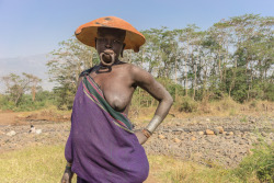 Surma woman. Ethiopia,   Georges Courreges.  