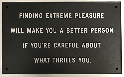 artistsbooksandmultiples:Jenny HolzerSurvival: Finding extreme pleasure…New York City, USA: S