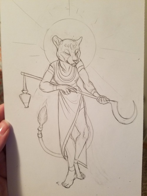 zooophagous:My favorite thing about Kemetic client work is how many requests I get for artwork as a 