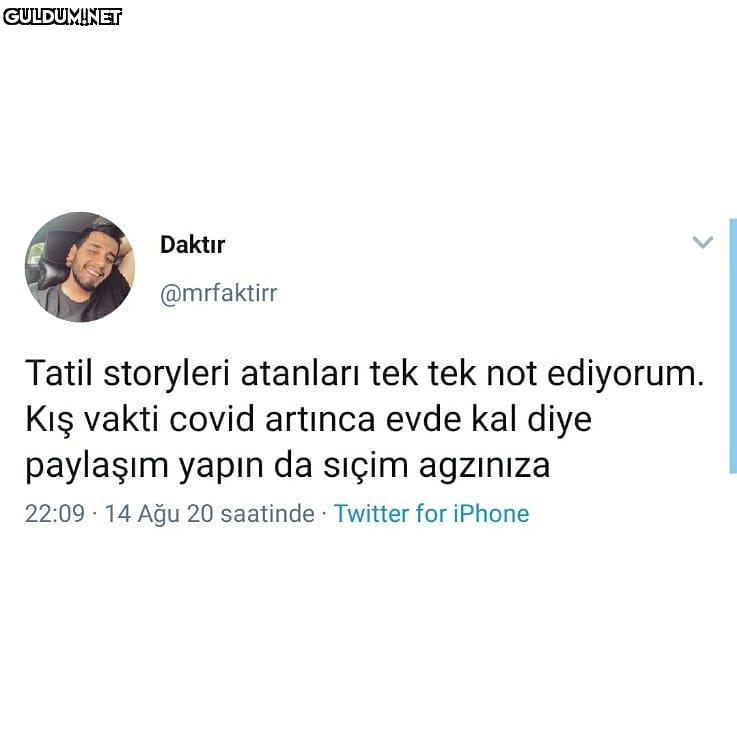 Daktır @mrfaktirr Tatil...