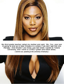 ourtimeorg:  Laverne Cox is simply amazing!