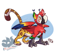 mrsdrpepper:mrsdrpepper:exploring my gryphons, caranda and tarwi!they are girlfriends