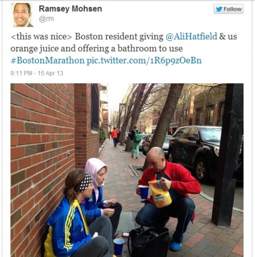 usatodaysports: Examples of overwhelming kindness following the Boston Marathon explosions.