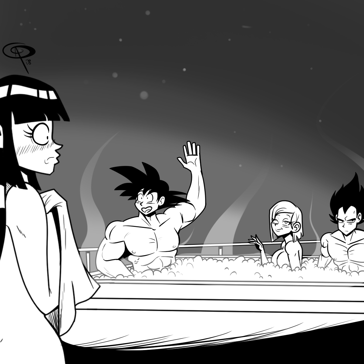 chillguydraws:Late night doodle because I’ve been at work all day. please let it