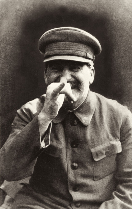 Stalin: “Pull my finger comrade!When you pulled his finger he had you taken away and shot.