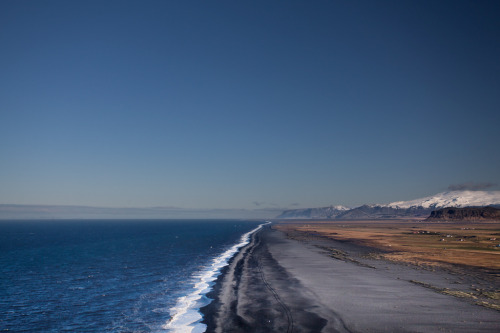 From the top of Dyrholaey photo source