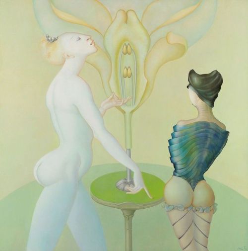 dassi:Leonor Fini, Le lecon de botanique, 1974