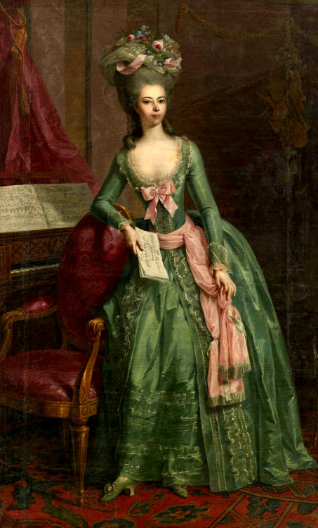 “Juliane Fürstin zu Schaumburg-Lippe” by Johann Heinrich Tischbein, 1781