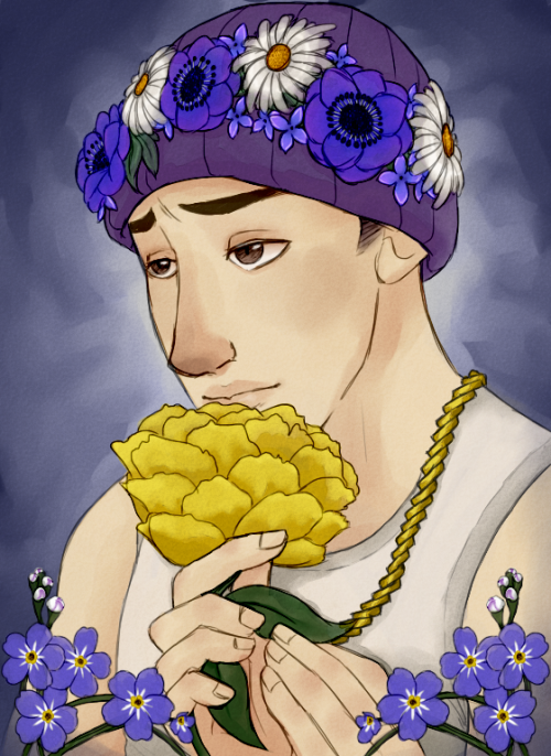 playing saints row 2 made me need this.(feat. anemones for fragility, daisies for innocence, lilacs 