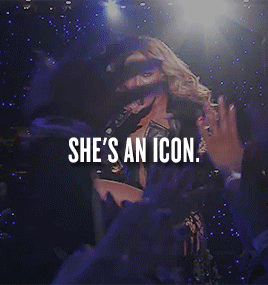 thequeenbey:&ldquo;Elvis, The Beatles, Michael Jackson — she’s in that category.