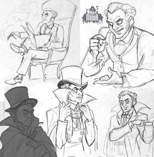 Some more Phantom Manor sketches <3 Instagram 