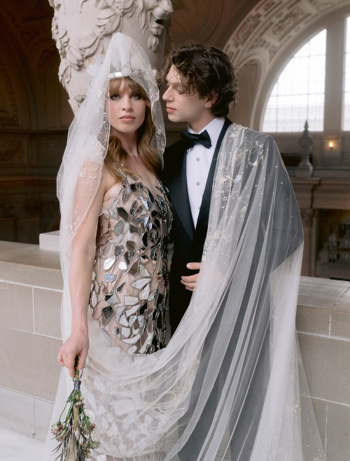  Ivy Getty and Tobias Alexander Engel. Photos by Jose Villa. Ivy Getty wears Maison Margiela by John