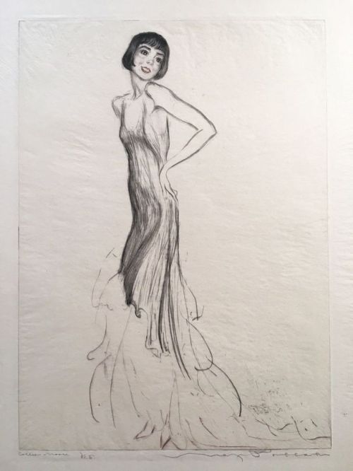whataboutbobbed: Colleen Moore drawing by Max Pollack