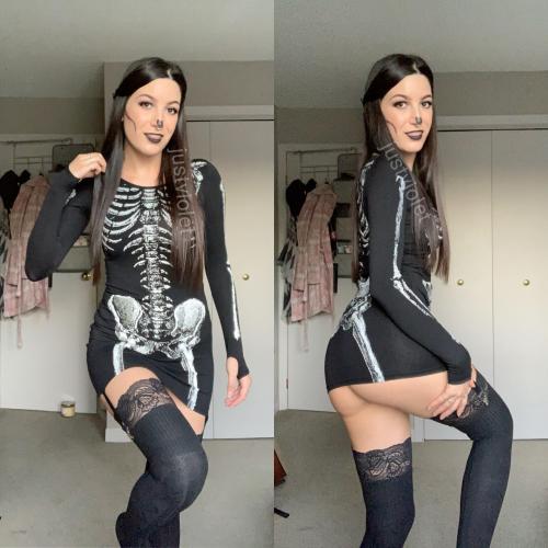 skeleton girl front &amp; back :)