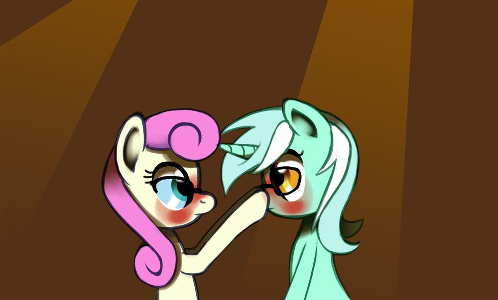 ask-canterlot-musicians:  Aww so close.  X3 D'aww~! &lt;3