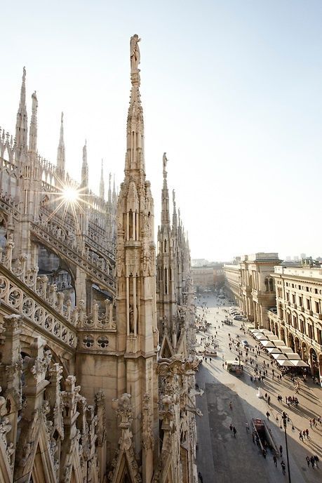 gertrudedats:  Milan Cathedral  is the cathedral church of Milan, Italy. Dedicated