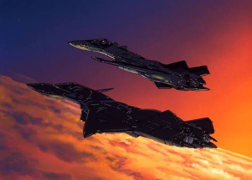 noise-wave:  These Macross Plus BD screencaps look gorgeous! From here 