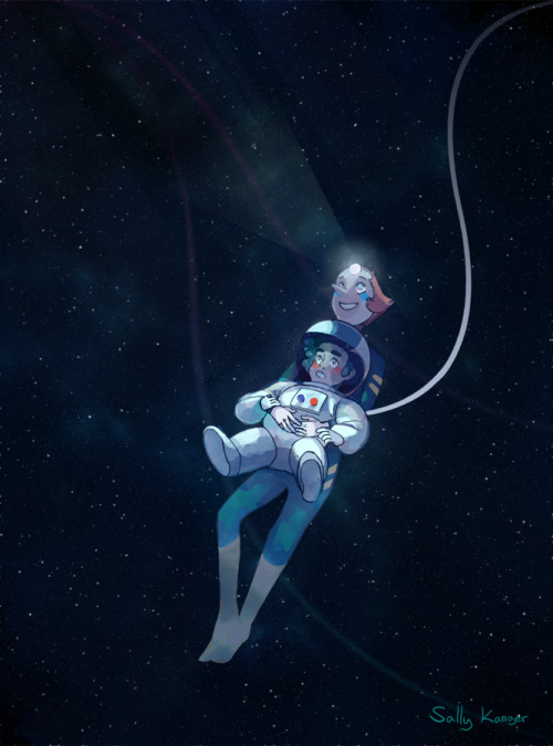 I finally got to watch steven universe some time ago! I loved it, especially the episode “space race