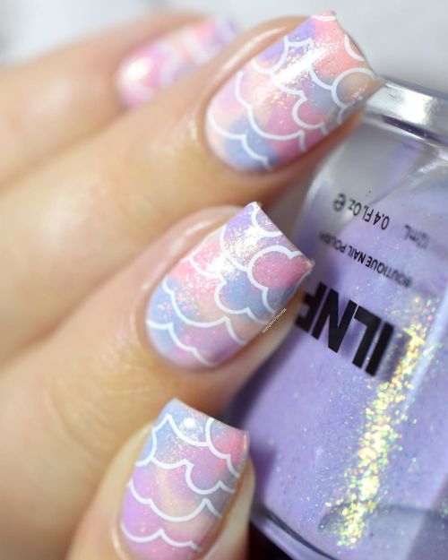  Et voilà mon nail art pastel avec la nouvelle collection Cloud Nine de @ilnp&